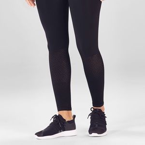 Fabletics seamless leggings with mesh detail